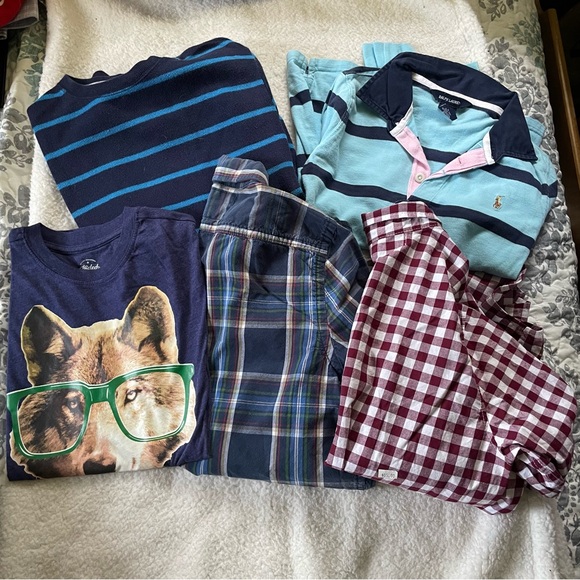 Boys Youth XL Tshirt & Button Down Bundle (14-16) Abercrombie, Ralph Lauren, ON